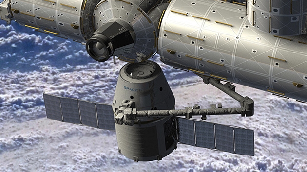 SpaceX Dragon zaparkuje u ISS snad ji do konce roku