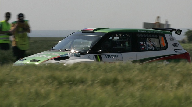 Jan Kopecký a Petr Starý na Rallye Hustopeče Jan Kopecký a Petr Starý na Rallye Hustopeče