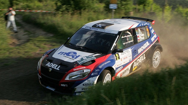 Roman Kresta a Petr Gross na Rallye Hustopeče Roman Kresta a Petr Gross na Rallye Hustopeče