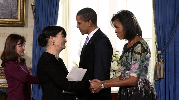 Barack Obama a Michelle Obamová (leden 2009)