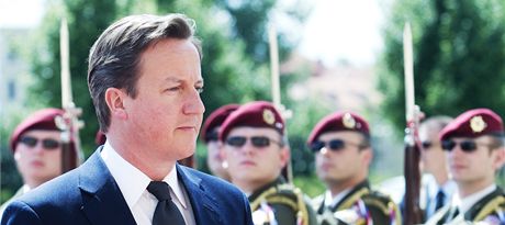 Britský premiér David Cameron v Praze (23. ervna 2011)