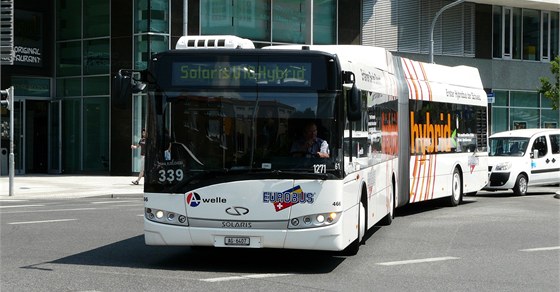 Hybridní autobus Solaris.