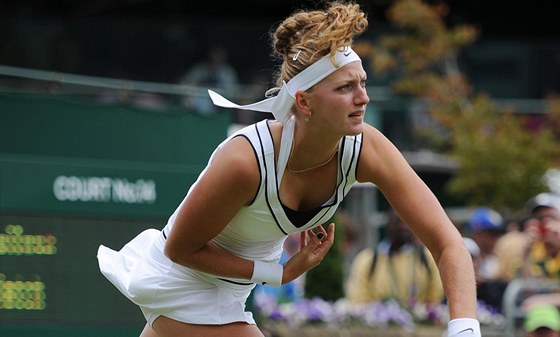 Petra Kvitová ve Wimbledonu