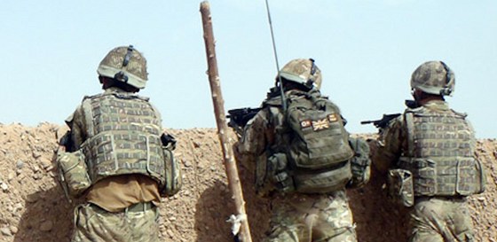 Britská jednotka v pestelce s Talibanem