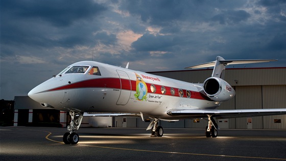 Gulfstream G450 na biopalivo Green Jet Fuel