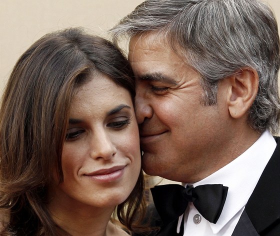 George Clooney a Elisabetta Canalisová 