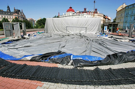 V nafukovacím kin Espace Dorleans se bude na filmovém festivalu v Karlových