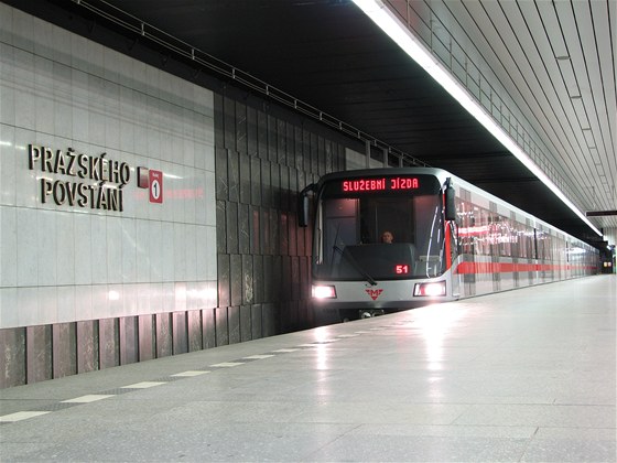 Metro M1 na trase C.