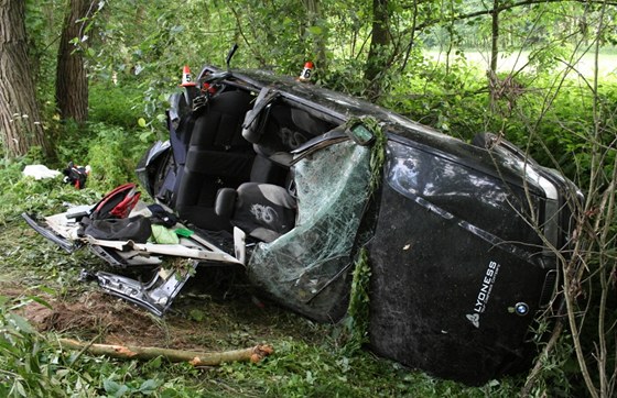Tragická nehoda BMW u umperka (21. 6. 2011)