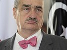 Karel Schwarzenberg v bat libyjskch rebel Benghz (29. ervna 2011)