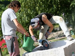 Kamenosochask sympozium na hrad v Lipnici nad Szavou.