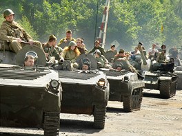 Sovtská armáda opoutí znovu po 20 letech stedoeské Milovice. (25. ervna