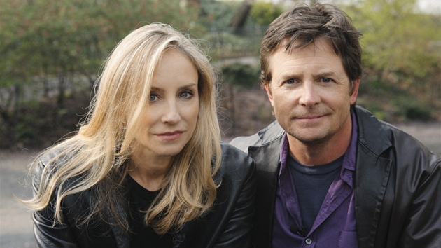 Michael J. Fox se svou enou Tracy Pollanovou