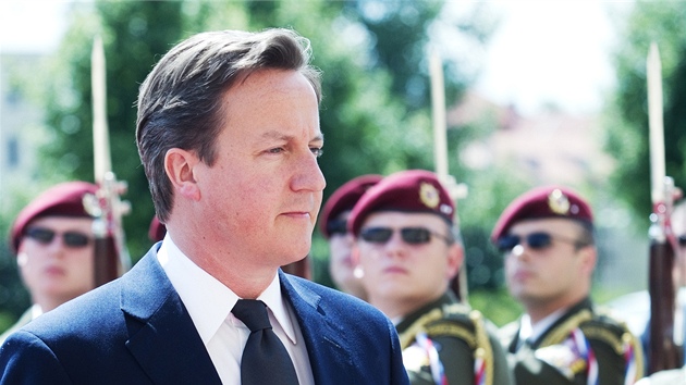 Britský premiér David Cameron v Praze (23. ervna 2011)