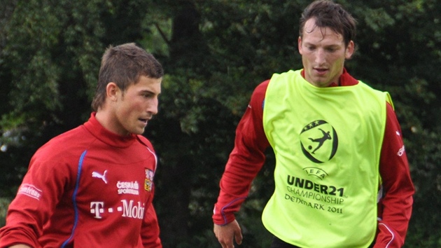Libor Kozák (vpravo) a Lukáš Vácha během tréninku na mistrovství Evropy do 21 let v Dánsku Libor Kozák (vpravo) a Lukáš Vácha během tréninku na mistrovství Evropy do 21 let v Dánsku