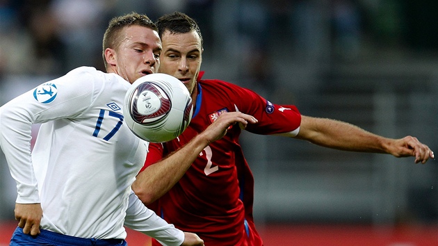 Jan Lecjaks (vpravo) během ME do 21 let v Dánsku, na snímku bojuje s Thomasem Jan Lecjaks (vpravo) během ME do 21 let v Dánsku, na snímku bojuje s Thomasem