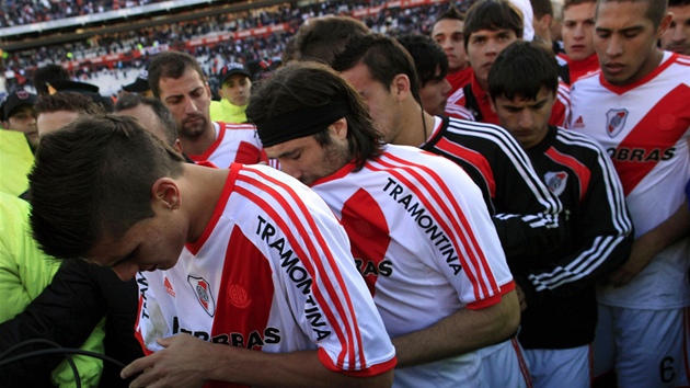 Obrovské zklamání zavládlo po skonení zápasu v adách hrá River Plate