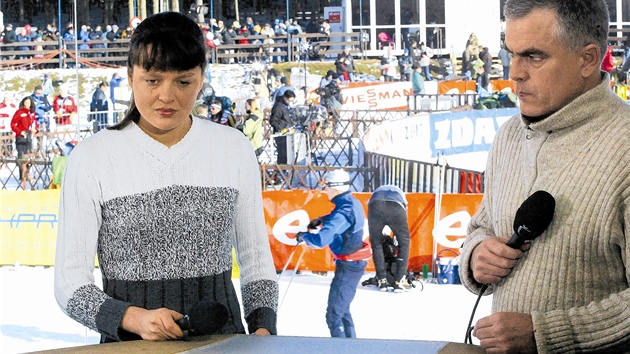 Zuzana Kocumová spolukomentovala lyování nkolik let.
