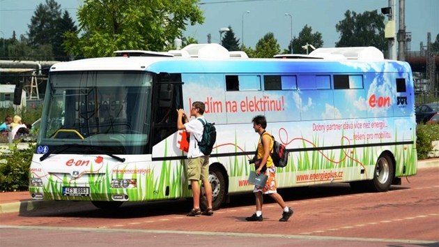 Dopravní podnik testoval v provozu ji nkolik elektrobus.