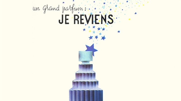 Hstorickáreklamana vni Je Reviens, Les Parfums Worth.