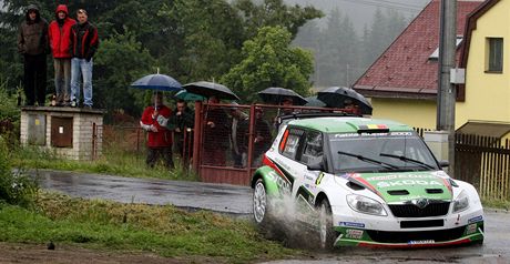 Posádka Loix a Miclotte pi Rally Bohemia 2011