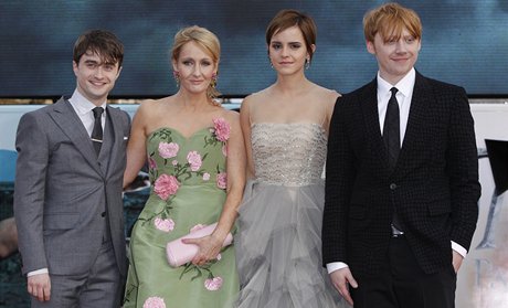 Premiéra filmu Harry Potter a Relikvie smrti - ást 2: Daniel Radcliffe, J. K....