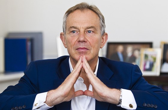 Tony Blair byl ministerským pedsedou Velké Británie v dob invaze spojeneckých sil do Iráku.