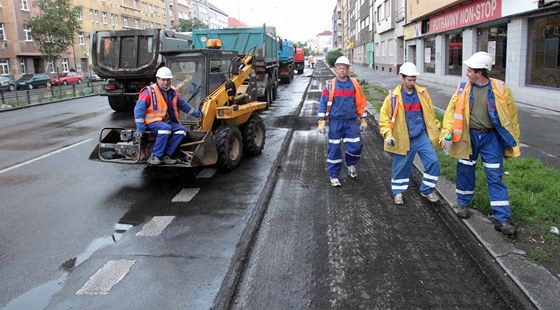 Rekonstrukce tídy 5. kvtna v Praze