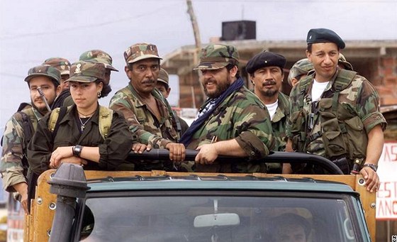 Levicoví povstalci z kolumbijského hnutí FARC