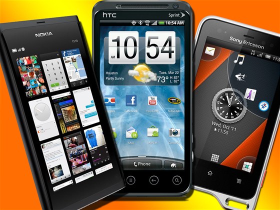Pipravované telefony - Nokia N9, HTC Evo 3D a Sony Ericsson Active