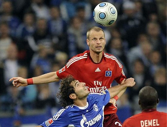 David Rozehnal jet v dresu Hamburku. Nejlepí sezonu vak proil v Lille.