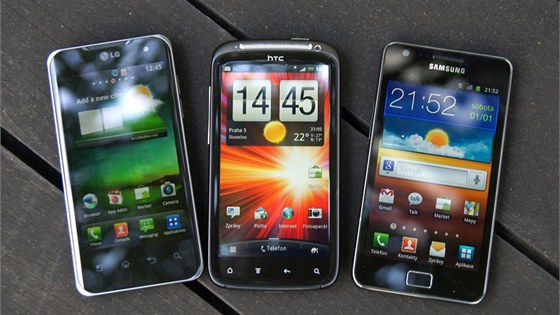 Dvojádrové smartphony - HTC Sensation, LG Optimus 2X a Samsung Galaxy S II
