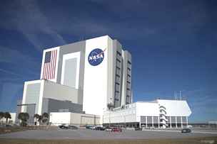 Vehicle Assembly Building - ikonick montn hala zkonstruovan na pojmut