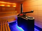 Sauna je vybavena vekerým komfortem.