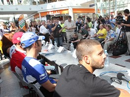 Tiskov konference k zvodm silninch motocykl Superbike na brnnskm