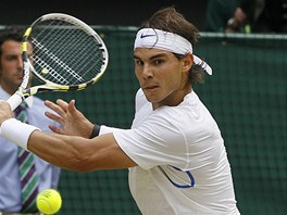 Rafael Nadal ve finlovm souboji s Djokoviem