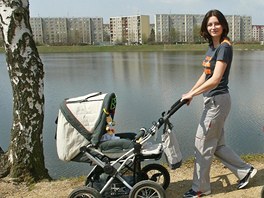 Jabloneck pehrada Meno je ideln zakomponovan do mstskho prostoru a je