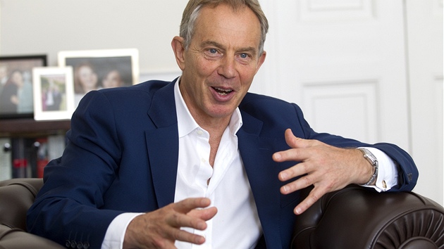 Bývalý britský premiér Tony Blair.