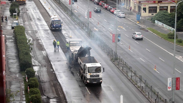 V Praze zaala rekonstrukce Nuselského mostu a pilehlé tídy 5. kvtna 