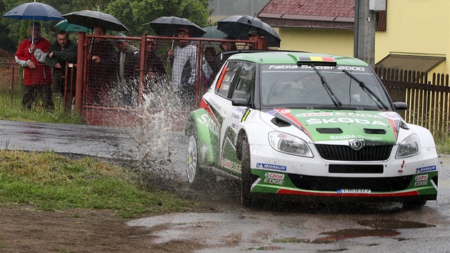 Belgičan Freddy Loix během první etapy Bohemia Rallye. Belgičan Freddy Loix během první etapy Bohemia Rallye.