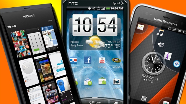 Pipravované telefony - Nokia N9, HTC Evo 3D a Sony Ericsson Active