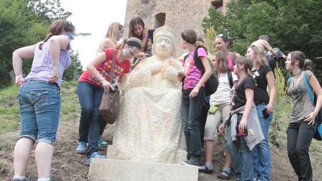 Slavnostní odhalení sochy Mistra Jana Husa na Hrad Krakovec