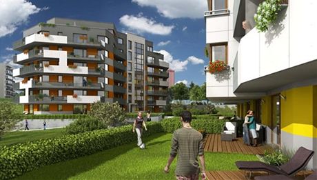 Nové bytové domy Devonská-Barrandov 