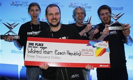 WickedTeam - 3 místo v kategorii Game Design na Imagine Cup 2011 v USA