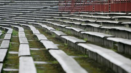 Fotbalov stadion v Hradci Krlov.