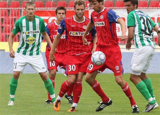 Momentka z pípravného duelu Brno - Bohemians 1905