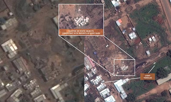 Satelite Sentinel Project ukázal snímky údajných masových hrob v Súdánu. První