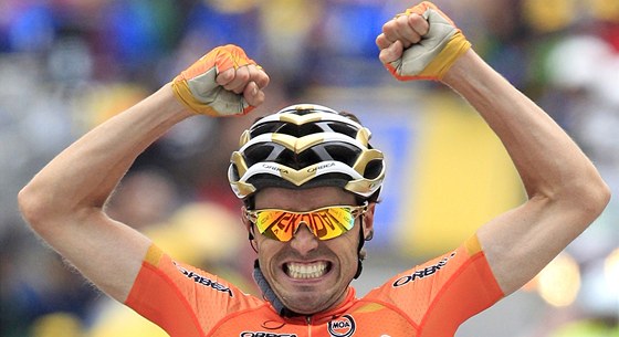 POPRVÉ. panl Samuel Sánchez ovládl na Tour de France 12. etapu s dojezdem na