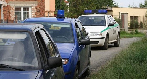 Policisté zjiují, zda nebyl mrtvý mu v Kladn zavradn. Ilustraní foto