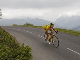 Thomas Voeckler na trati 13. etapy Tour de France